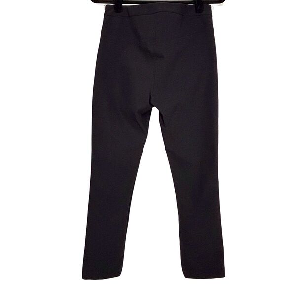 MM Lafleur Foster Cigarette Pants Black Side Zip Power Stretch Size 8 Office - Picture 4 of 11